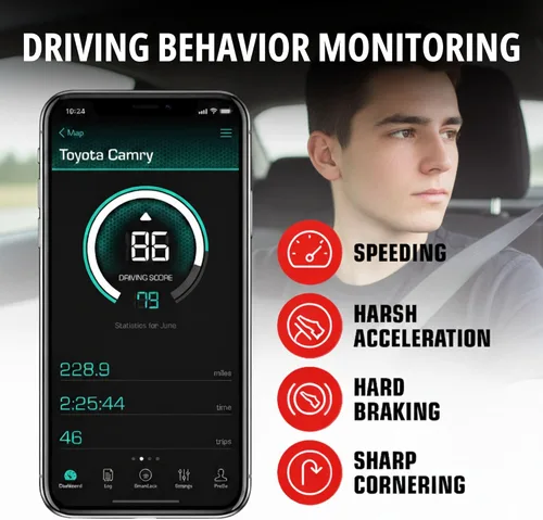 Miniatura 8 de Carlock – Ratreador de carro a tiempo real y sistema de alerta. Viene con dispositivo y App para teléfono. Rastrea fácilmente tu automóvil en tiempo
