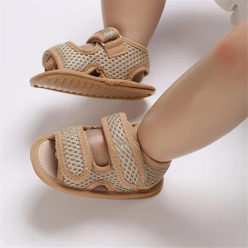Miniatura 6 de RVROVIC Sandalias para bebés niños y niñas, zapatos de verano de primera calidad para exteriores, ligeras, suaves, antideslizantes, suela para niños