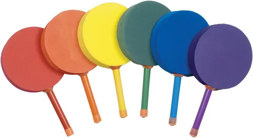Champion Sports Plastic & Foam Racket Sets – Durable, Lightweight Paddles for Youth Play & PE, Paddleball, Racquetball