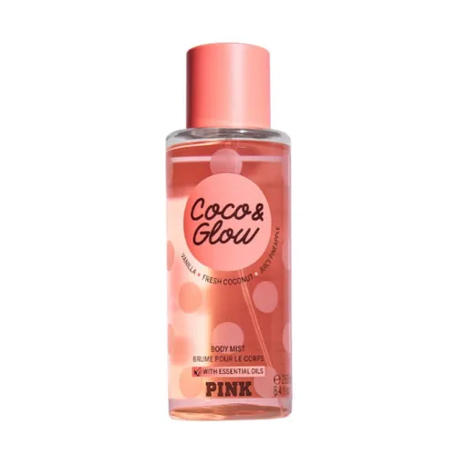 Victoria's Secret Pink Coco & Glow Mist para mujer, 8.4 onzas (Coco & Glow)