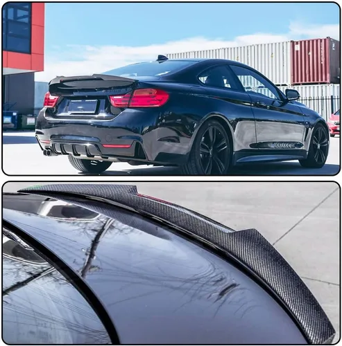 Miniatura 2 de Alerón de maletero de fibra de carbono para BMW Serie 4 F32 Coupé 2 puertas 2014-2020 420i 428i 430i 435i 440i Aleta de aleteo trasera de salida