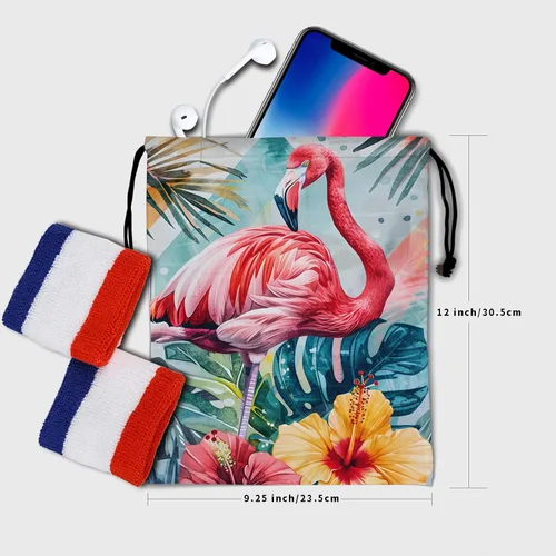 Miniatura 195 de Bolsa de agarre de gimnasia de piel de animal, bolsa de gimnasia con cordón ajustable, bolsa de cuerda para fauna silvestre, Mariposas Galaxy
