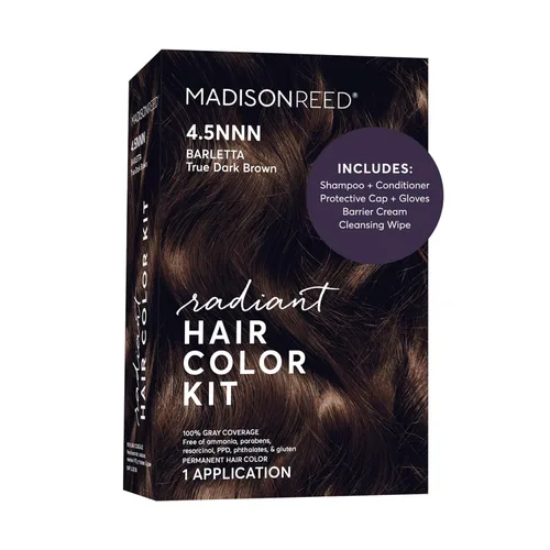 Miniatura 26 de Madison Reed - Kit de color de cabello radiante, tinte permanente para el cabello, 100 % cobertura de canas, sin amoníaco, castaño Catania 5NGM