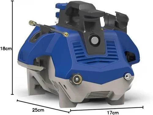 Miniatura 9 de AR Blue Clean AR2N1 Lavadora de Presión Eléctrica - 2050 PSI, 1.4 GPM, 13 Amperios, Accesorios de Conexión Rápida, Carrito Desmontable 2 en 1
