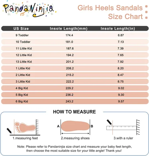 Miniatura 6 de PANDANINJIA Rachel - Sandalias de tacón para niñas