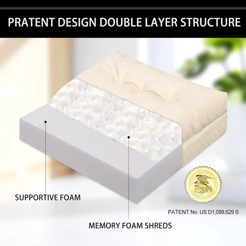 Miniatura 2 de Cojines para Sillón Reclinable para Ancianos, Cojín de Silla Grueso de 20x20x4 Pulgadas para Usuarios de Menor Estatura, Diseño Patentado, Cojines