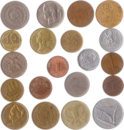Miniatura 39 de LOTE de 28 Monedas Diferentes de la UE (Colección PRE-Euro) - Monedas Coleccionables, Monedas Antiguas para Álbum o Exhibición