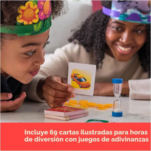 Miniatura 4 de Spin Master Games, Hedbanz Edición 2023 con nuevas cartas, juego de mesa de adivinanzas de imágenes, para familia y niños, 2-6 jugadores