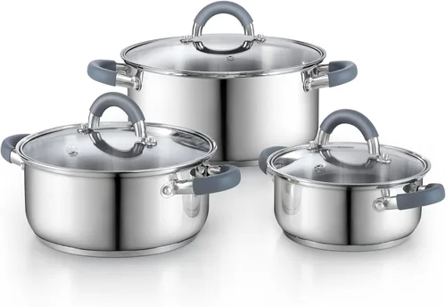 Miniatura 11 de Cook N Home 12 unidades de acero inoxidable Mango de plata de acero inoxidable