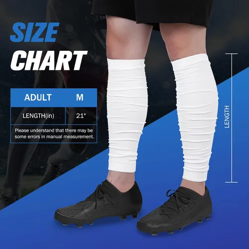Miniatura 4 de Century Star Mangas de pierna para hombre, manga de compresión de pantorrilla para hombre, calentadores de piernas para hombres, calcetines