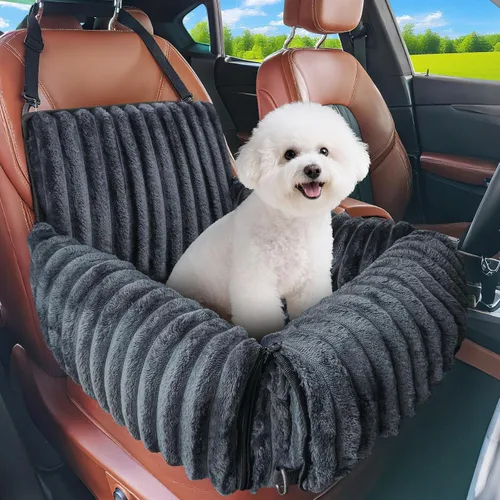 Miniatura 9 de MIXJOY Asiento de automóvil para perros 6 en 1 para perros pequeños/medianos de hasta 25 libras, transportador multifuncional para perros con funda