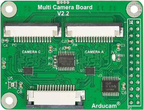 Miniatura 2 de Arducam Módulo adaptador de cámara múltiple V2.2 para Raspberry Pi 4 B/3B+/3/2