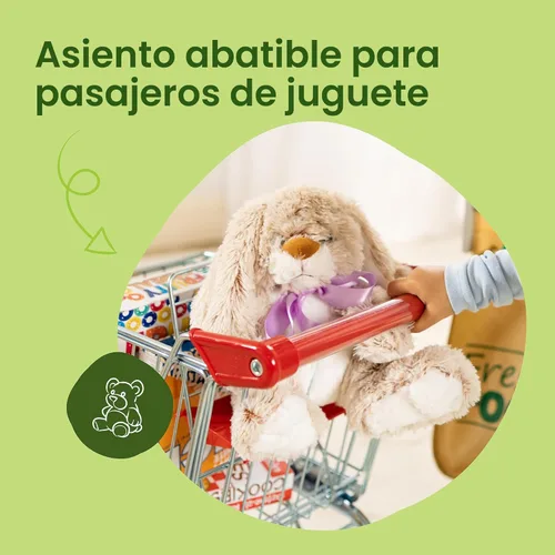 Miniatura 7 de Melissa & Doug - Carrito de compras con marco de metal resistente, Empaque estándar, Estándar