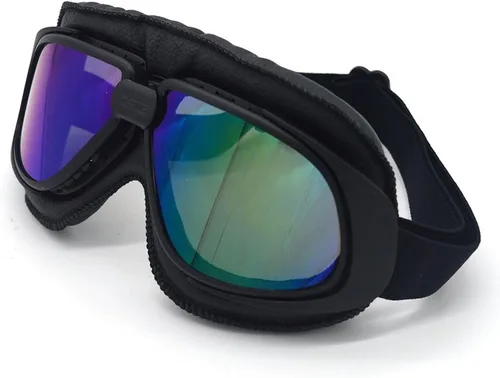 Miniatura 3 de Gafas vintage retro estilo piloto motocicleta Cruiser Scooter