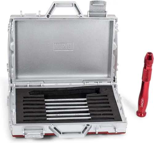 Miniatura 3 de Marvel Iron Man - Juego de herramientas de 2 réplicas de maletín de 7 piezas de destornilladores