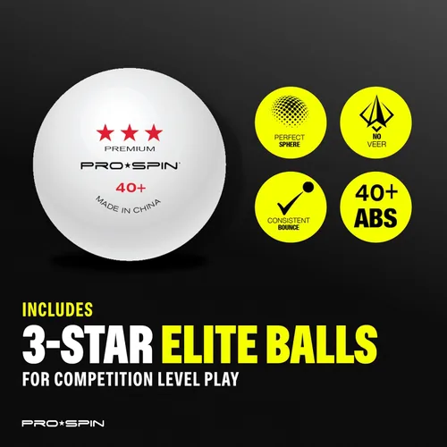 Miniatura 7 de PRO-SPIN Palas de ping pong - Raquetes de tenis de mesa de nivel profesional con fibra de carbono para un control superior Lámina de 7 capas, goma
