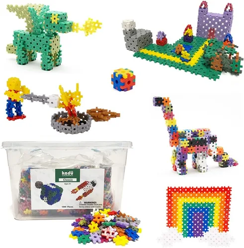 Miniatura 10 de KADU Rainbow - Juego de 250 piezas STEM/STEAM + juguete de construcción, para juegos abiertos + imaginativos a partir de 5 años Arcoír