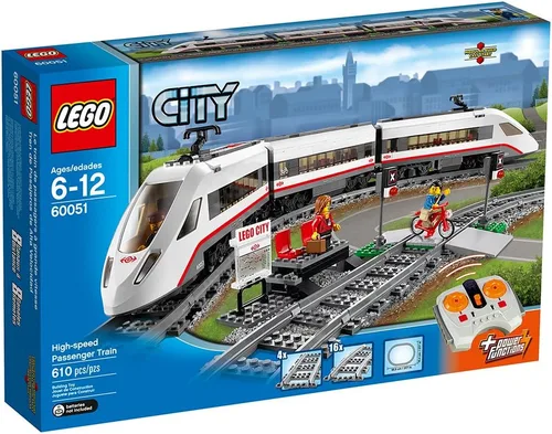 Miniatura 6 de LEGO City 60051 Tren de Ferrocarril de pasajeros de alta velocidad Juguete