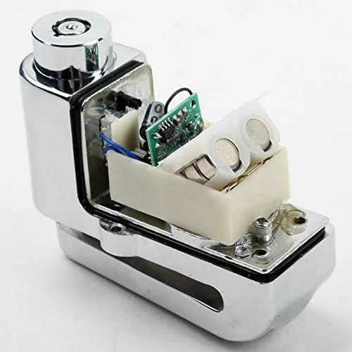 Miniatura 7 de TCMT, alarma de seguridad con candado de freno de disco, antirrobo, universal para motocicleta, moto, bicicleta, ciclomotor, scooter deportiva