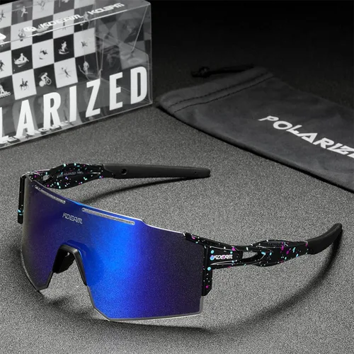 Miniatura 7 de Gafas de sol polarizadas deportivas para hombres y mujeres, jóvenes y niños. Gafas de sol para béisbol y sóftbol, para ciclismo y correr C18