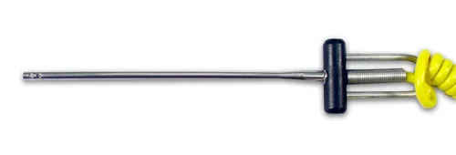 Miniatura 2 de Cooper-Atkins 50332-K Tipo K Sonda de termopar de aire de mano con cable de cubierta de poliuretano, eje de 4 pulgadas, rango de temperatura de -100