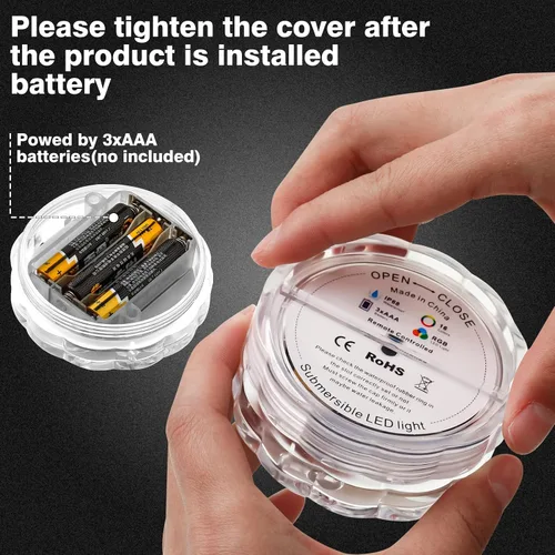 Miniatura 5 de Luces LED de 39.4 pies para piscinas sobre el suelo, iluminación de borde impermeable para piscinas de 12 pies, 2 paquetes de luces sumergibles
