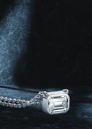 Miniatura 6 de Collares de moissanita para mujer, colgante solitario de 1 a 3 quilates, plata de ley 925, joyería para el día de la madre, regalos de boda para ella
