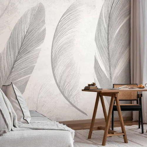 Miniatura 54 de artgeist Mural de pared de plumas de 98 x 69 pulgadas, tamaño XXL, no tejido, de forro polar, para decoración de pared, impresión fotográfica, #10