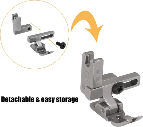 Miniatura 2 de 2 prensatelas universales #T3 tres en uno multifuncional prensatelas ajustables izquierdo y derecho para máquina de coser de coche plano