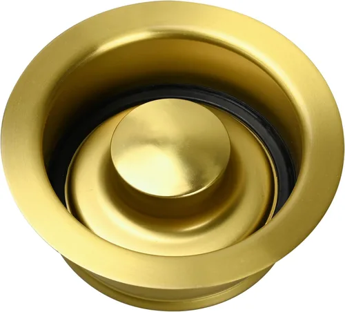 Miniatura 9 de Brida de eliminación de basura para fregadero de cocina, tapón de fregadero de acero inoxidable de 3-1/2 pulgadas, apertura de drenaje estándar