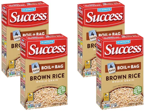 Miniatura 18 de SUCCESS Arroz para hervir en bolsa, Arroz blanco, Comidas de arroz rápidas y fáciles, Caja de 21 onzas