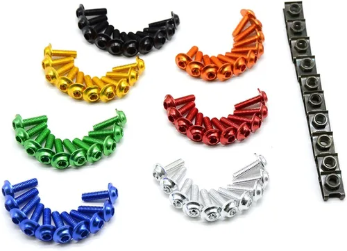 Miniatura 3 de Bodywork Kits 6mm Motorbike Body Work Fairing Bolts Screws for Yamaha Mt-07 Mt-09 Mt09 Mt07 MT09 MT07 R3 R3 FZS1000 FZS 1000 2001 2002 2003 2004