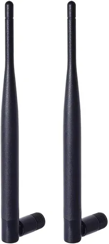 Miniatura 9 de Bingfu Antena de doble banda WiFi 2.4GHz 5GHz 5.8GHz 6dBi MIMO RP-SMA Macho Antena (paquete de 2) para enrutador WiFi, tarjeta de red inalámbrica