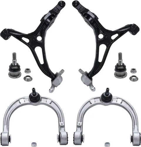 Miniatura 345 de Detroit Axle - Kit de extremo delantero para Chrysler 300 Dodge Charge Challenger 2011-2023, 2 brazos de control inferiores traseros 2 rótulas