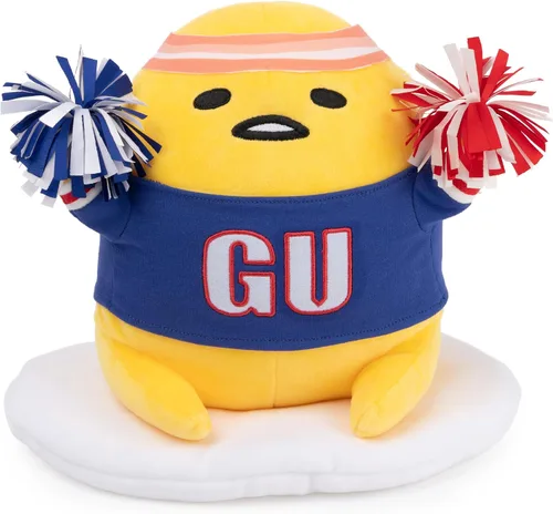 Miniatura 10 de GUND Sanrio Gudetama El huevo perezoso de peluche, contenedor de peluche Gudetama para llevar para niños de 8 años en adelante, 9.5 pulgadas