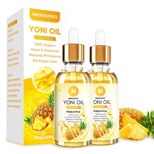 Miniatura 10 de Paquete de 2 aceite Yoni para mujeres, producto orgánico de cuidado femenino de melocotón, aceite esencial de Yoni 100% natural, 1 fl oz/1.0 fl oz/pc