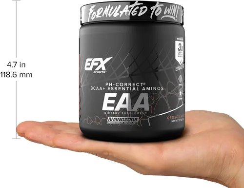 Miniatura 9 de EFX Sports Training Ground EAA Suplemento de aminoácidos esenciales Energía y síntesis de proteínas Pre, Intra o después del entrenamiento