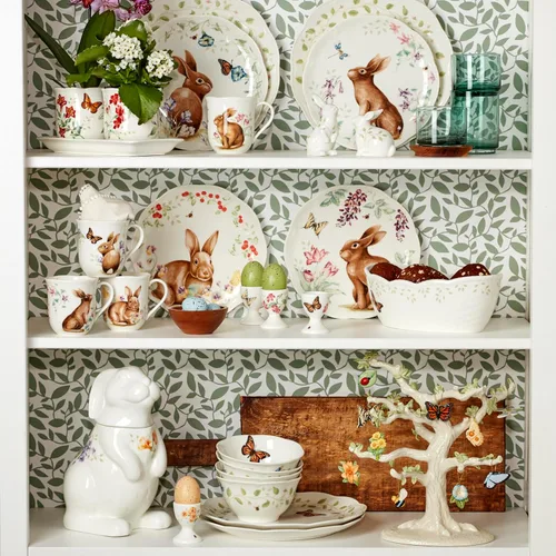 Miniatura 5 de Lenox 893456 Mariposa Prado Conejo Salero y Pimentero, Vajilla de Pascua