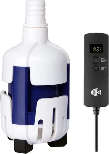 Bomba de retorno nano para sumidero de acuario de agua salada, bomba de agua pequeña, CC 12 V con controlador, 185 GPH (700 L/H), 9 vatios, uso en