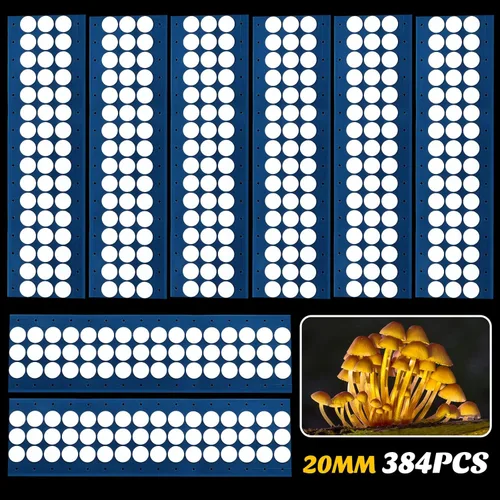 Miniatura 3 de Zonon 384 calcomanías de papel de filtro sintético de 25 µm, parches de filtro de micología, filtros sintéticos de 0.025 μM, discos adhesivos
