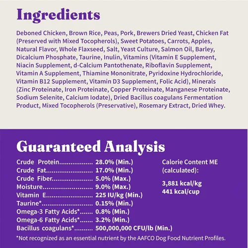 Miniatura 9 de Halo Holistic - Alimento para perros de raza pequeña, receta de pollo y arroz integral sin jaula, alimentos secos para perros de granos saludables