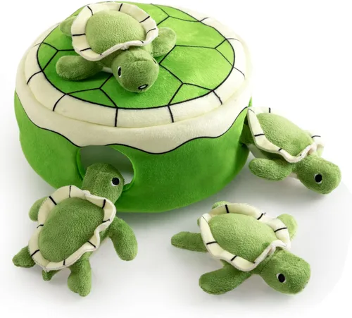 Miniatura 7 de Hollypet Hide and Seek - Juguete chirriante para perro, rompecabezas interactivo diseñado para cachorros, juguetes de peluche para cachorros, abejas