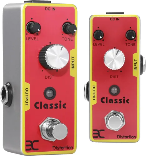 Miniatura 11 de EX Mini ecualizador de 7 bandas para pedal de guitarra y adaptador de fuente de alimentación para pedal de guitarra de 9 V con punta negativa de 2 A