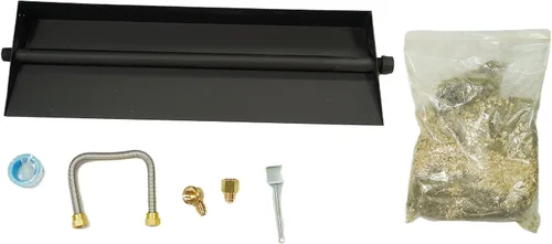 15"-28" Quemador de sartén para chimenea de gas Quemador de chimenea de gas Hogueras de gas Quemadores de leña de gas Gas natural y quemador de