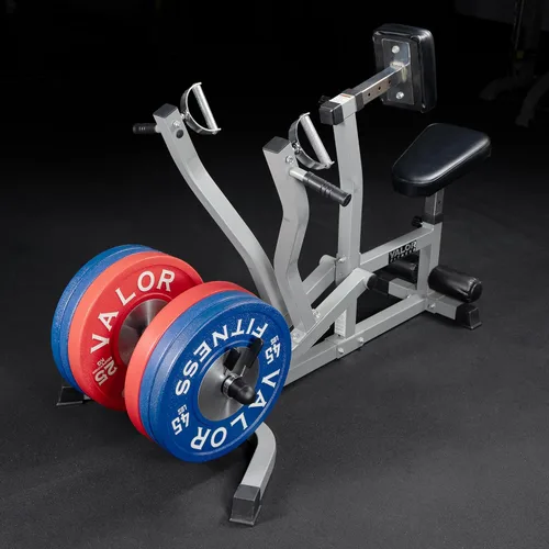 Miniatura 9 de Valor Fitness Seated Row Machine – Plate Loaded with Converging Arms & Multi-Grip Handles, 400 lb Capacity, 2" Plate Adapters for Back & Chest