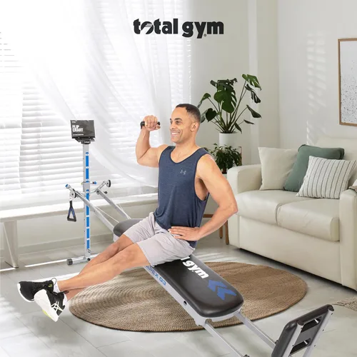 Miniatura 5 de TOTAL GYM APEX G3, Máquina de Ejercicio para Entrenamiento de Peso Corporal en Inclinación de Marco Delgado, con 8 Niveles de Resistencia, Soporte