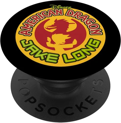 Disney Channel American Dragon: Jake Long PopSockets PopGrip: agarre intercambiable para teléfonos y tabletas