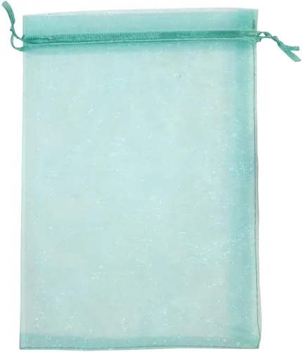 Miniatura 6 de SUNGULF 100 bolsas de organza con cordón de 6 x 9 pulgadas, 6.3 x 8.7 in, regalo fuerte, bolsa de dulces, joyería, fiesta, boda, recuerdo