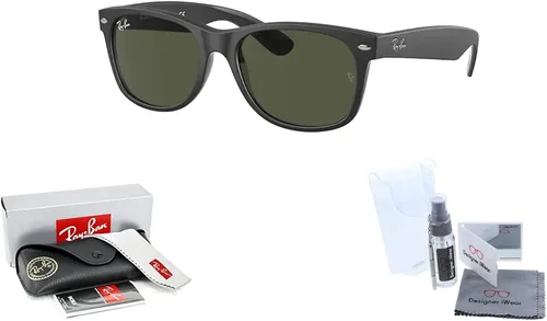 Miniatura 2 de Ray-Ban RB2132 NEW WAYFARER - Gafas de sol para hombres y mujeres + paquete con kit de cuidado de gafas de cortesía de diseñador iWear
