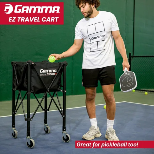 Miniatura 4 de GAMMA Sports EZ Travel Cart, Tennis & Pickleball Hopper, Padel, Portable Compact Design, Sturdy Lightweight Construction, EZ Bags, 150 or 250